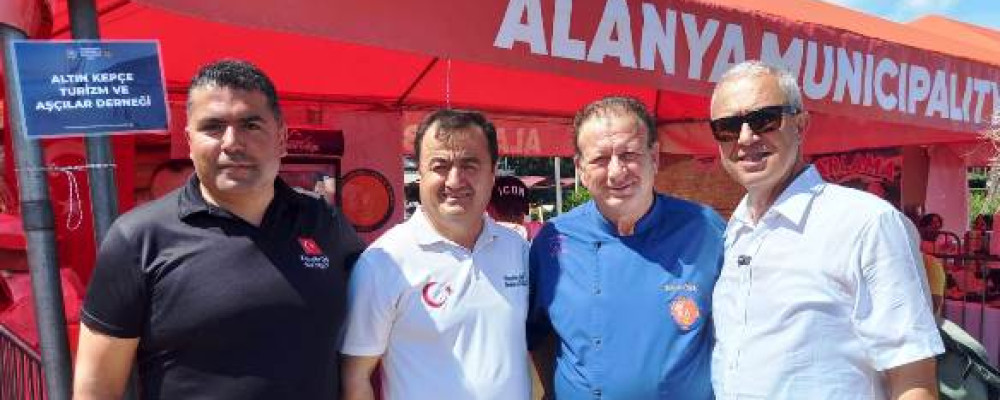 ALTIN KEPÇE TURİZM ve AŞÇILAR DERNEĞİ 22.ULUSLARARASI ALANYA KÜLTÜR SANAT FESTİVALİNE KATILDI. ALTIN KEPÇE TURİZM ve AŞÇILAR DERNEĞİ 22.ULUSLARARASI ALANYA KÜLTÜR SANAT FESTİVALİNE KATILDI.